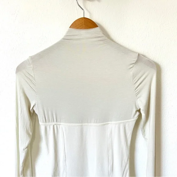 Joah Brown Long Sleeve Corset Top in Bone Flexrib - Picture 4 of 7